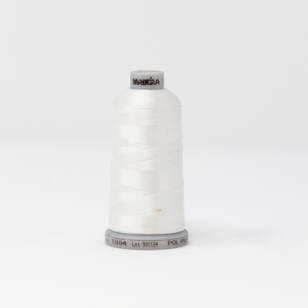 Polyneon Machine Embroidery Thread -- 1,100 yards spool -- Natural White Color -- Ref. #1804 by Madeira®